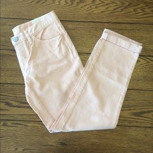NWT Ann Taylor Loft Blush Boyfriend Jeans 25/0